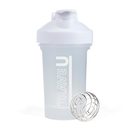 Shaker with Metal Ball White (400 ml)