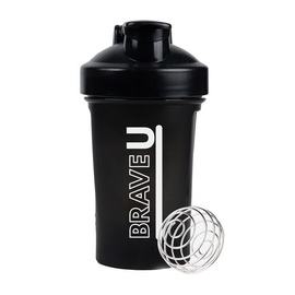 Shaker with Metal Ball Black (400 ml)