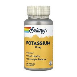 Potassium 99 mg (100 veg caps) Potassium 99 mg (100 veg caps)
