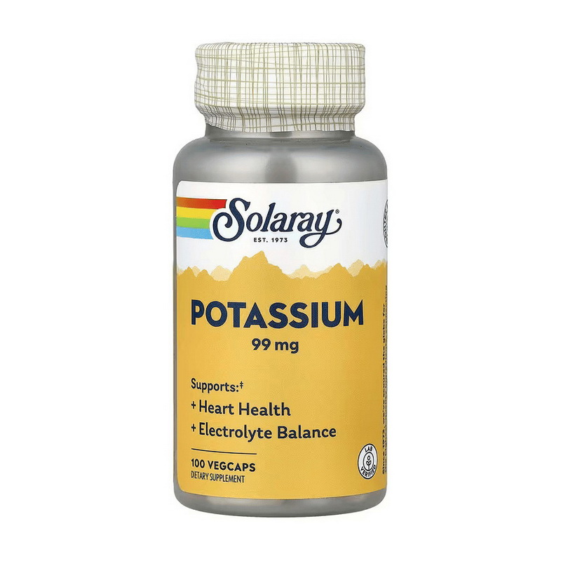 Potassium 99 mg (100 veg caps) Potassium 99 mg (100 veg caps)