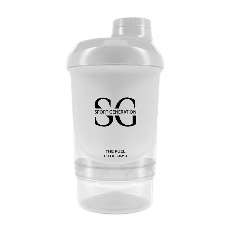 Shaker 2 in 1 White (300 ml) Shaker 2 in 1 White (300 ml)