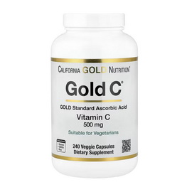 Gold C Vitamin C 500 mg (240 veg caps) Gold C Vitamin C 500 mg (240 veg caps)