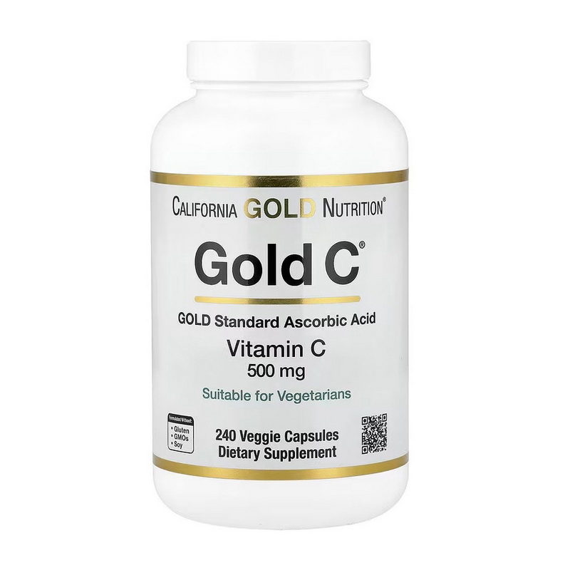 Gold C Vitamin C 500 mg (240 veg caps) Gold C Vitamin C 500 mg (240 veg caps)