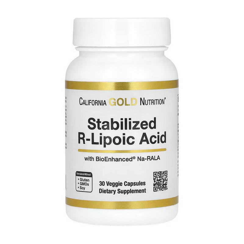 Stabilized R-Lipoic Acid (30 veg caps) Stabilized R-Lipoic Acid (30 veg caps)