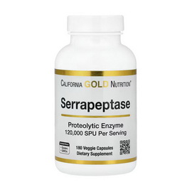 Serrapeptase 120 000 SPU (180 veg caps) Serrapeptase 120 000 SPU (180 veg caps)