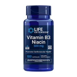Vitamin B3 Niacin 500 mg (100 caps) Vitamin B3 Niacin 500 mg (100 caps)