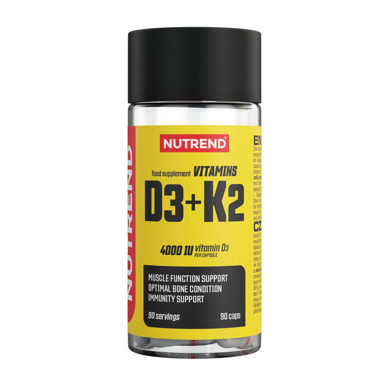 Vitamins D3+K2 (90 caps) Vitamins D3+K2 (90 caps)