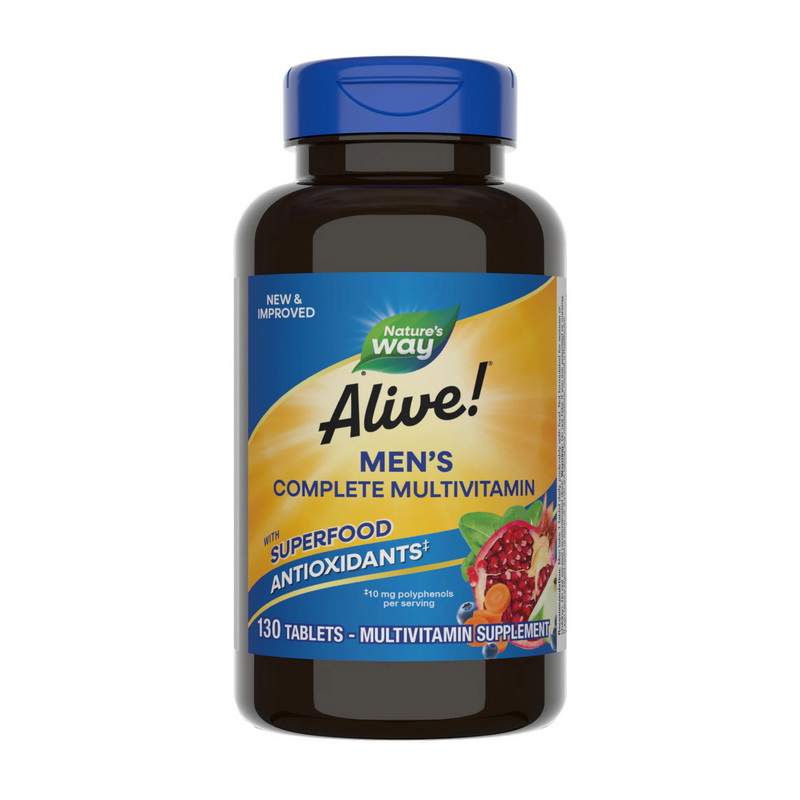 Alive! Men's Complete Multivitamin (130 tabs) Alive! Men's Complete Multivitamin (130 tabs)
