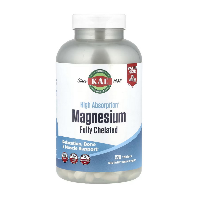 Magnesium Fully Chelated (270 tabs) Magnesium Fully Chelated (270 tabs)