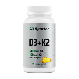 D3+K2 4000 IU/100 mcg (60 caps) D3+K2 4000 IU/100 mcg (60 caps)