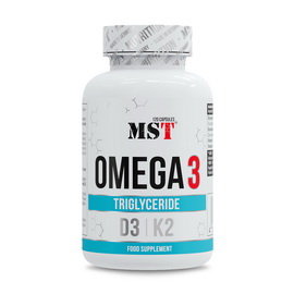 Omega 3 Triglyceride D3 + K2 (120 caps) Omega 3 Triglyceride D3 + K2 (120 caps)