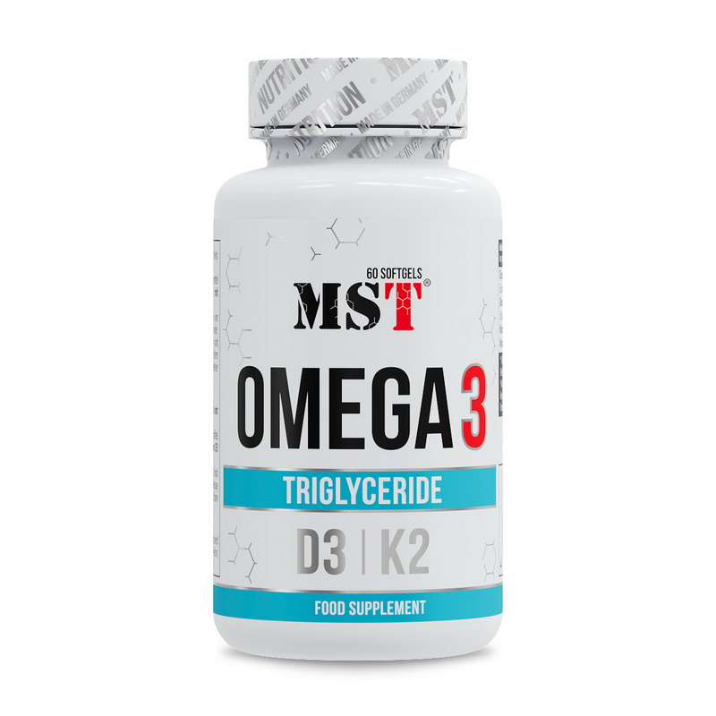 Omega 3 Triglyceride D3 + K2 (60 softgels) Omega 3 Triglyceride D3 + K2 (60 softgels)