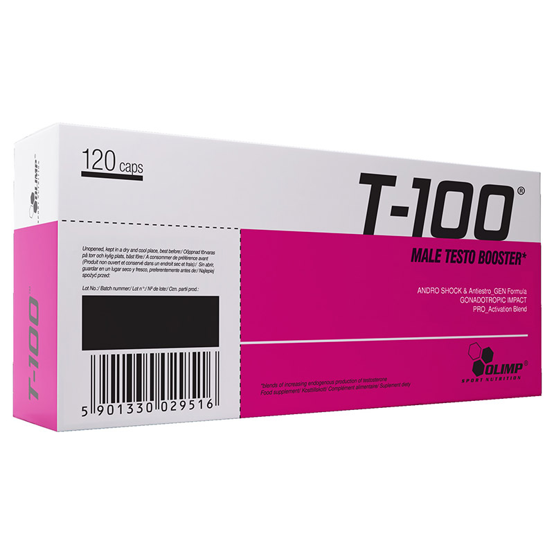 T-100 Male Testo Booster (120 caps) T-100 Male Testo Booster (120 caps)