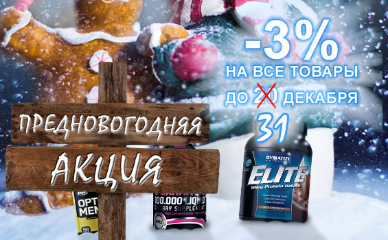 Предновогодняя скидка