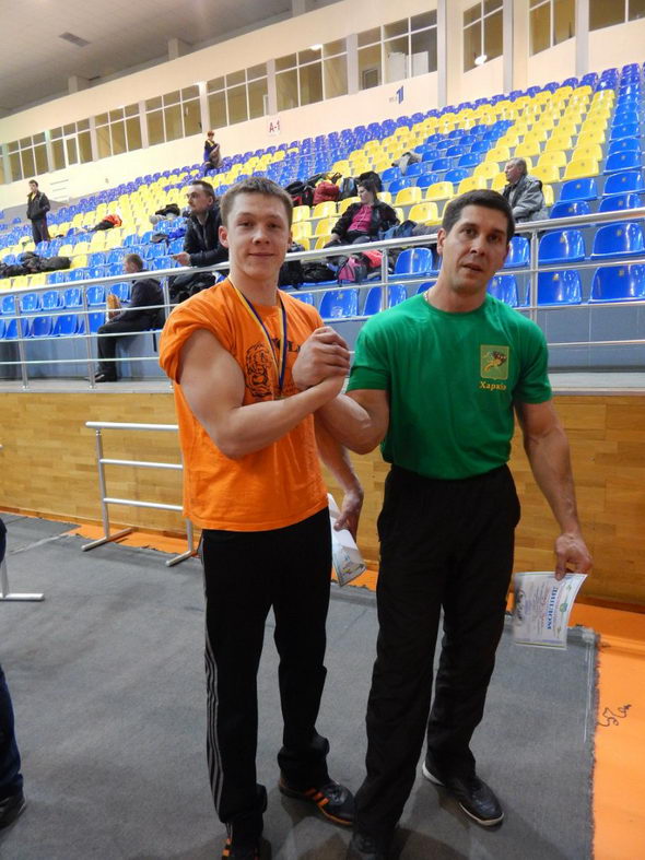 Сергей Калиниченко (слева) и Тарас Ивакин – неоднократный Чемпион Европы и Мира