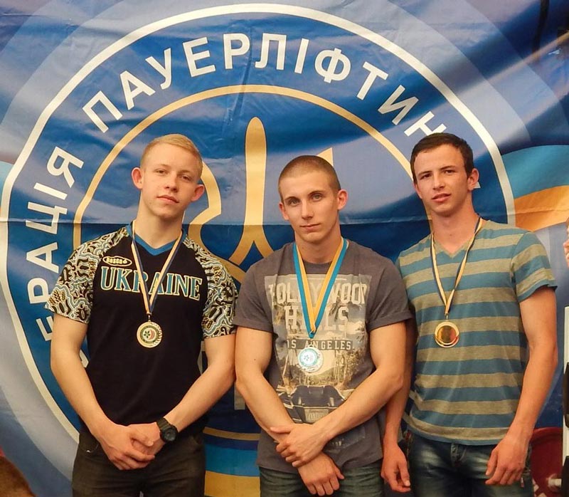 Призеры чемпионата Киева по пауэрлифтингу и жиму лежа