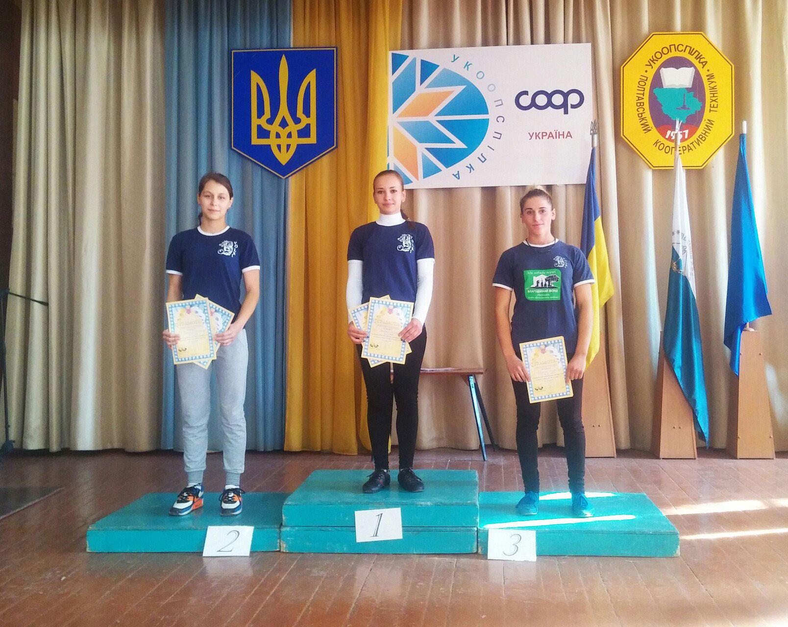Призери Відкритого кубка Полтава з армспорту