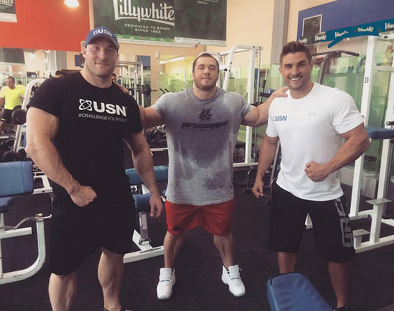 Cовместная тренировка представителей ProSupps и USN Cовместная тренировка представителей ProSupps и USN