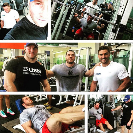 Cовместная тренировка представителей ProSupps и USN Cовместная тренировка представителей ProSupps и USN