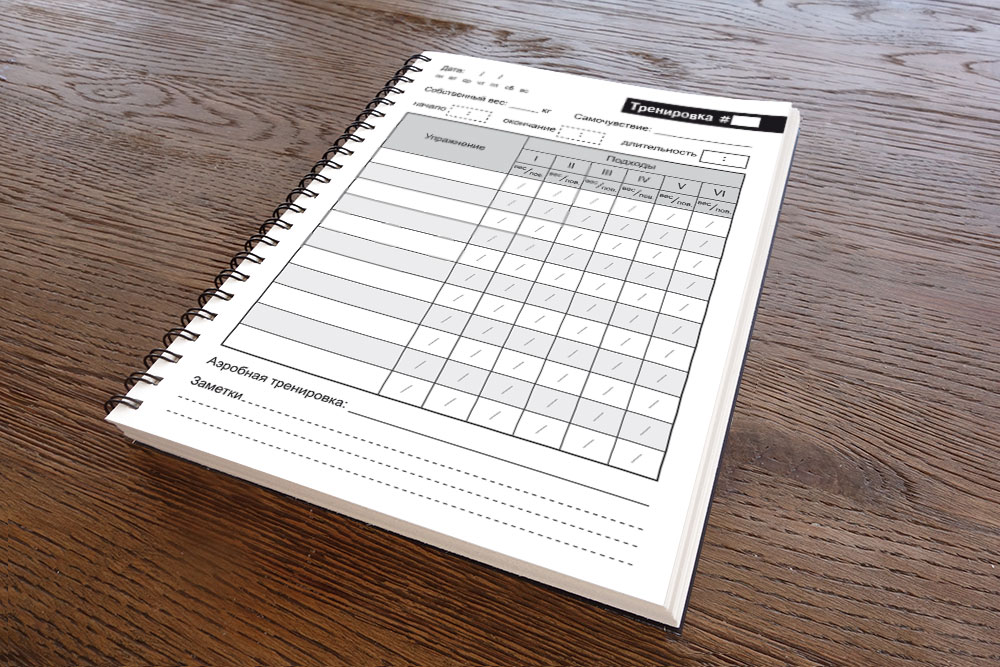 Дневник Тренировок MEX - Пример 2 Дневник Тренировок MEX - Пример 2