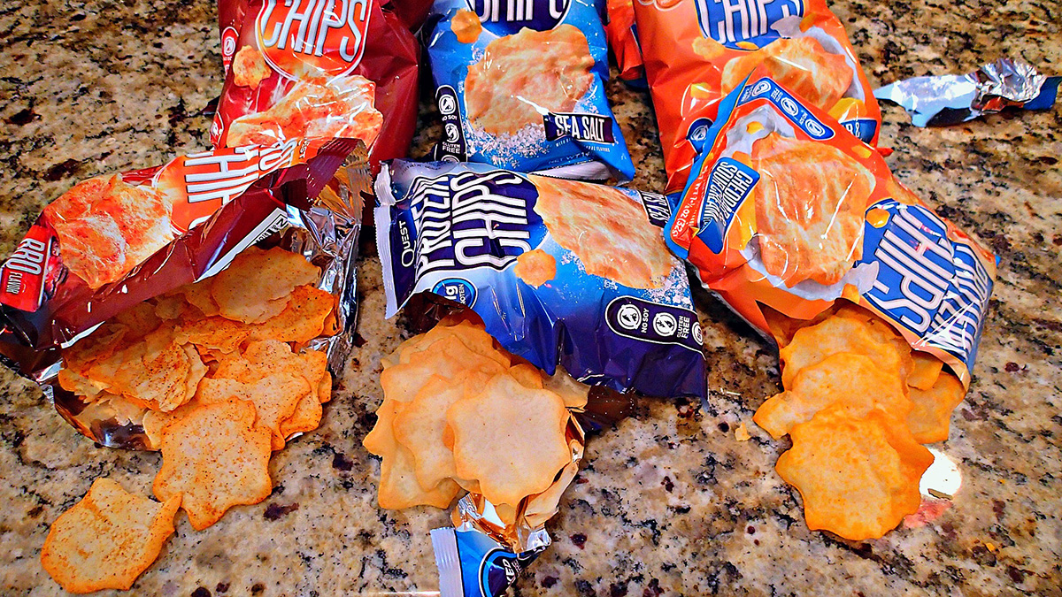 Quest Chips Sea Salt без упаковки Quest Chips Sea Salt без упаковки